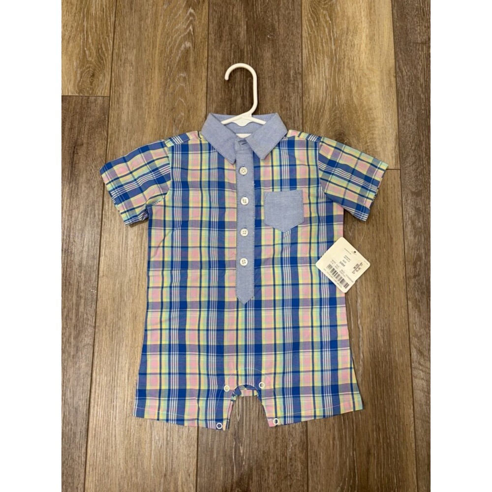 Starting Out Short Sleeve Romper 3/6 Months NWT